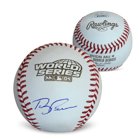 Terry Francona Autographed 2004 World Series Signed Baseball JSA COA