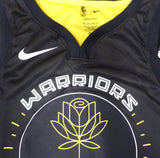 Warriors Stephen Curry Autographed Nike City Edition Jersey Chef Beckett AE08425