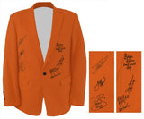 2005 Illinois Fighting Illini Team Signed Orange Jacket w/6 Sigs, 3-INSC -SS COA