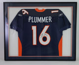 Jake Plummer Autographed Denver Broncos Reebok Jersey Framed