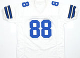 Dez Bryant Autographed White Pro Style Jersey - Beckett W Holo *Silver *Stained