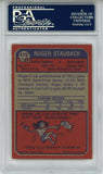 Roger Staubach Autographed 1973 Topps #475 Trading Card PSA Slab 43561