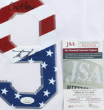 Kevin Kiermaier Signed Team USA Outlaw Jersey Inscribed "Outlaw" (JSA COA) C.F.