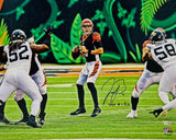 Joe Burrow Autographed "#1 Pick" Bengals 'Pocket' 16" x 20" Photograph Fanatics