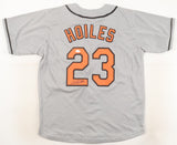 Chris Hoiles Signed Baltimore Orioles Jersey (JSA COA) O's Hall of Fame 2009