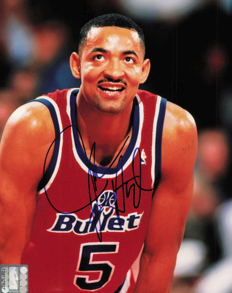 Juwan Howard Autographed Signed 8x10 Photo Washington Bullets SKU #245619