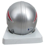 Ty Law HOF Signed/Autographed Patriots Mini Football Helmet Beckett 213366
