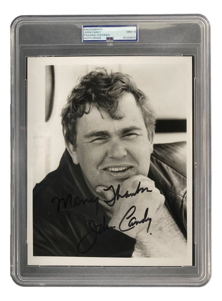 John Candy Signed 8x10 Photo PSA/DNA Auto Mint 9 Grade