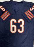 Bears SB Champ JAY HILGENBERG Signed Custom Replica Blue Jersey AUTO - BAS