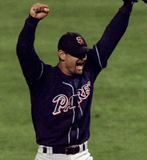 Trevor Hoffman Signed Padres Jersey (Beckett) San Diego HOF Closer (1993-2008)