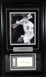 Hank Greenberg Autographed Card w/ Photo Framed PSA COA