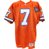 John Elway Autographed Denver Broncos Wilson Sz 50 Orange Jersey Beckett 52846