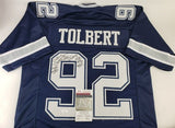 Tony Tolbert "3x SB Champs 92,93,95" Signed Dallas Cowboys Jersey (JSA COA)