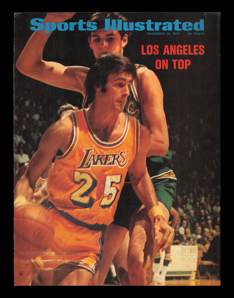 Gail Goodrich Autographed Sports Illustrated Cover Los Angeles Lakers 237767