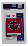 Jalen Green Signed Rockets 2021 Panini Instant Draft Rookie Card #DN2 PSA/DNA