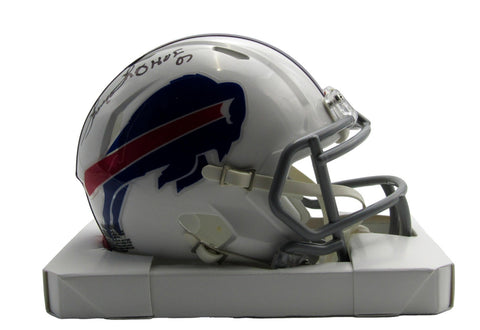 Thurman Thomas HOF Signed/Inscribed Buffalo Bills Speed Mini Helmet JSA 200210
