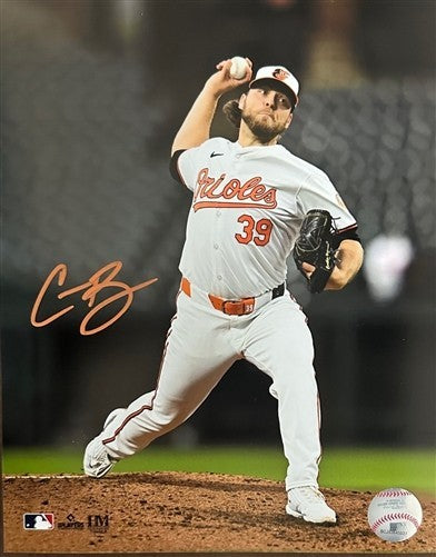 Orioles 2024 Pitcher CORBIN BURNES #39 Signed 8x10 Photo AUTO
