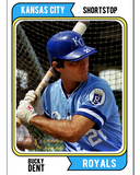 Bucky Dent Signed New York Yankees Baseball (Schwartz) The Famous Fenway 1978 HR