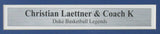 Christian Laettner Duke Signed/Inscribed 16x20 Photo Framed PSA/DNA 167401