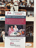 Reggie Jackson Autographed/Inscribed "#500" Angels 8x10 Photo JSA COA