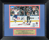 Alexander Ovechkin Autographed Capitals 8x10 Framed Photo 895 Goal Fanatics