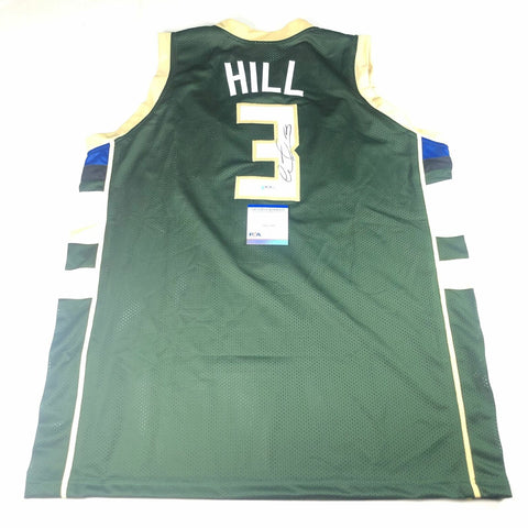 George Hill signed jersey PSA/DNA Milwaukee Bucks Autographed