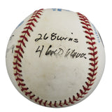 Orioles Jim Palmer "8x Insc" Authentic Signed Budig OAL Baseball BAS #BU64250