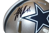 Leighton Vander Esch Signed Dallas Cowboys Speed Mini Helmet FAN 39034