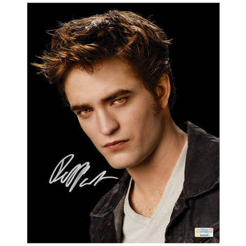Robert Pattinson Autographed 2008 Twilight Edward Cullen 8x10 Studio Photo