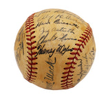 Lou Brissie, Dick Fowler Signed Signed 1949 Philadelphia Athletics Baseall - 28