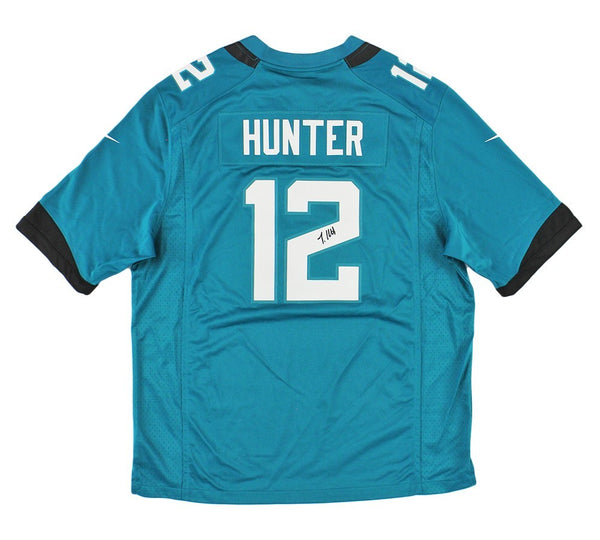 Travis Hunter Signed Jacksonville Jaguars Nike Game Teal NFL Jersey