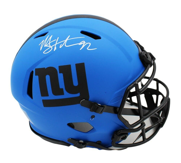 Michael Strahan Signed New York Giants Speed Authentic Rave NFL Helmet