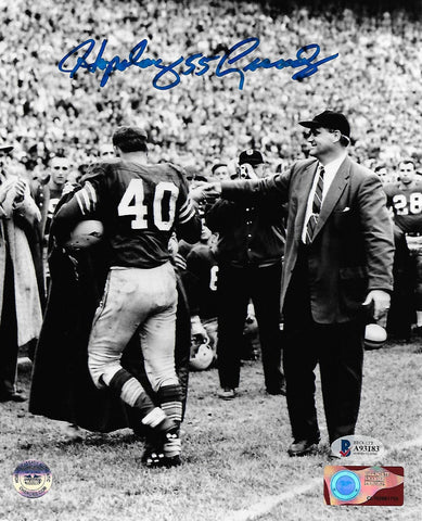 Howard Hopalong Cassady Autographed Ohio State Buckeyes 8x10 Photo Beckett #4