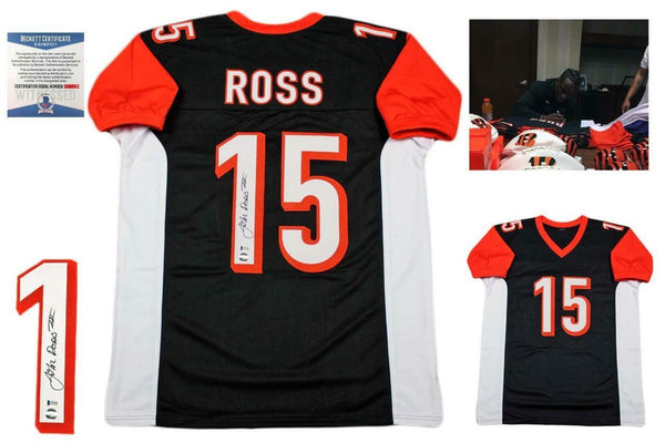 John Ross Autographed SIGNED Jersey - Beckett Authentic w/ Photo - Black