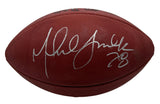 Marshall Faulk HOF Signed Official Wilson NFL Football Rams JSA 214077
