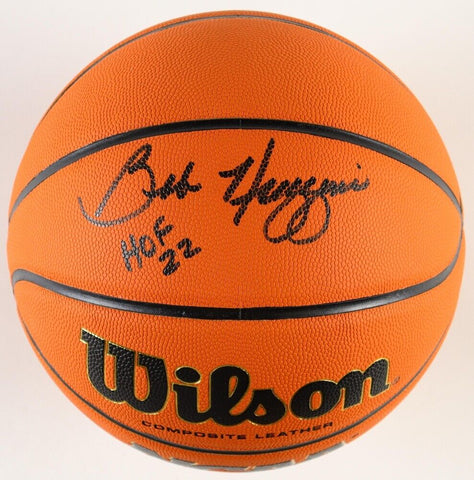 Bob Huggins Signed NCAA Basketball West Virginia Mountaineers (JSA) HOF Coach