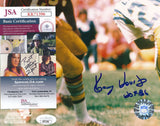 Ken Houston HOF Autographed/Inscribed 8x10 Photo Washington Redskins JSA