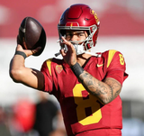 Malachi Nelson Signed USC Trojans Jersey (Beckett) USC / Boise State Quarterback