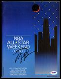 Michael Jordan Autographed 1988 All Star Game Program Bulls PSA/DNA H55215