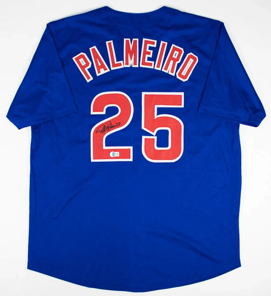 Rafael Palmeiro Signed Chicago Cubs Jersey (Beckett) 500 Home Run/3000 Hit Club