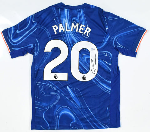 Cole Palmer Autographed Chelsea Home Soccer Jersey #20 - Beckett Hologram *L