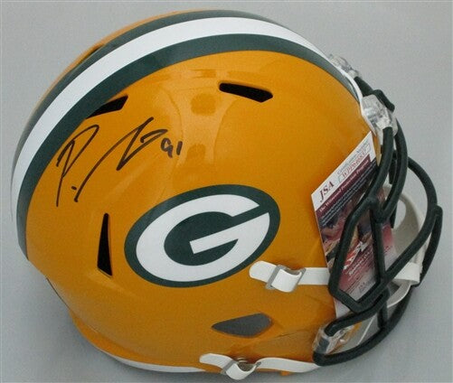 Packers PRESTON SMITH Signed Full Size Replica Speed Helmet AUTO - JSA