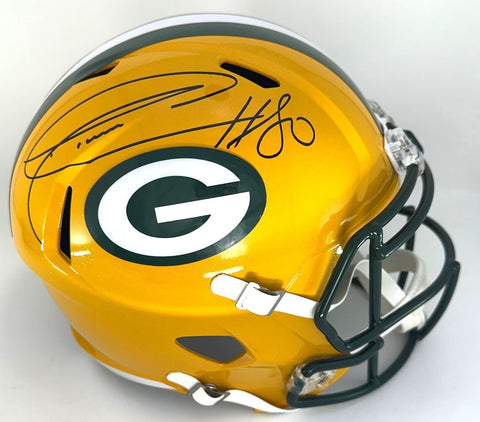 Packers DONALD DRIVER Signed Full Size Riddell Replica Speed Helmet AUTO - JSA