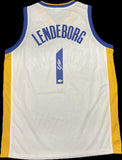 Yaxel Lendeborg Signed Jersey JSA Golden State Warriors Autographed