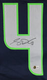 Sam Darnold Authentic Signed Navy Blue Pro Style Jersey Autographed BAS Witness