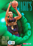 Nuggets Jalen Rose Authentic Signed 5x7 SkyBox AR-9 Card BAS #BR54770