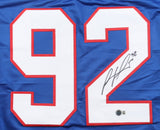 Gabriel Landeskog Signed Colorado Avalanche/Quebec Nordiques Throwback Jersey
