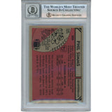 Phil Simms Autographed/Signed 1980 Topps #225 Slab Trading Card Beckett 53189