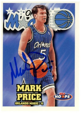 Mark Price Autographed/Signed 1997-1998 Hoops #285 Trading Card Beckett 52515