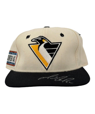 Mario Lemieux Autographed/Signed Pittsburgh Penguins Hat Beckett 42171